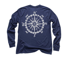 Mariner's Compass Long Sleeve w/ Necklace (FREE Hat w/ 2nd Shirt Purchase!)